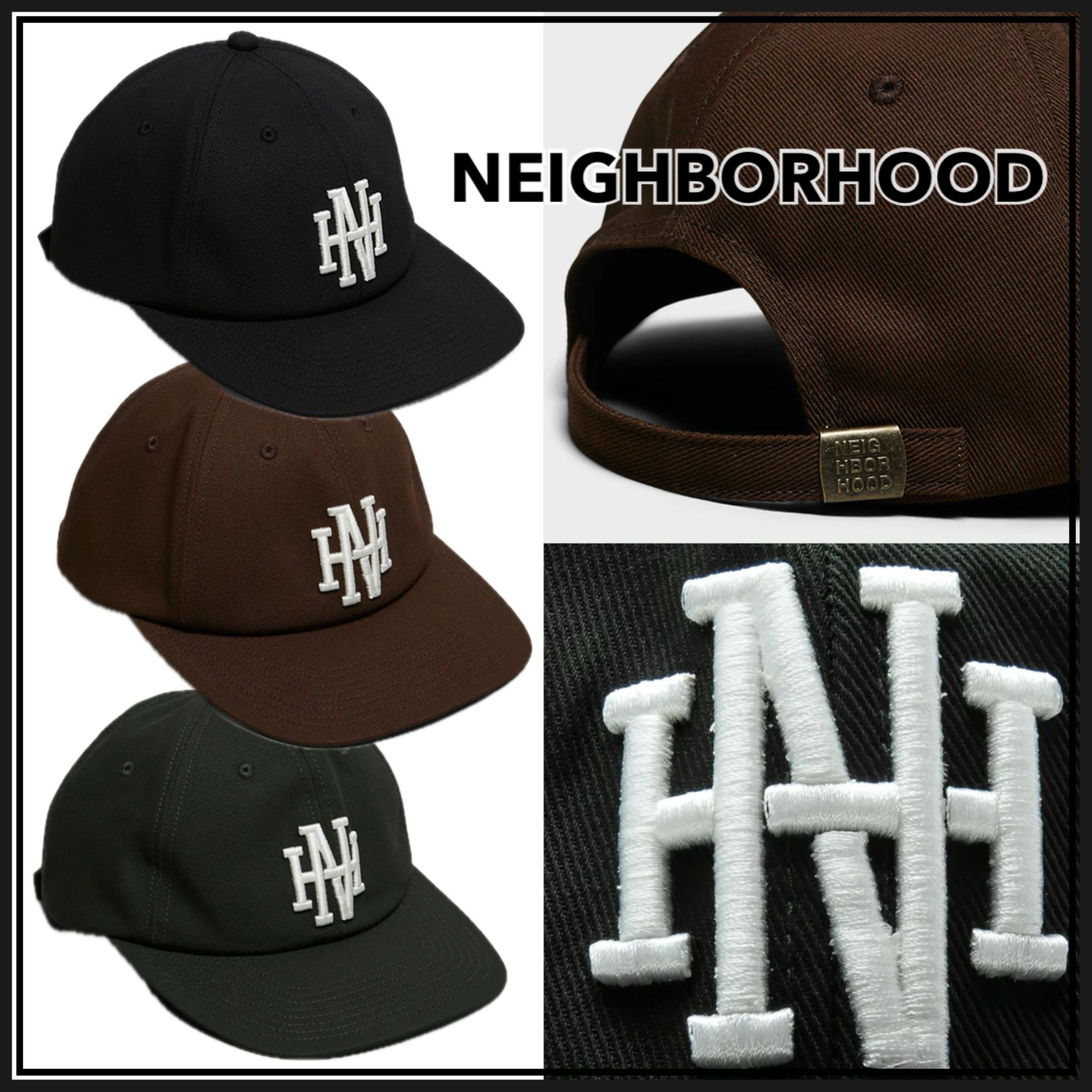 入手困難【NEIGHBORHOOD】ベースボールキャップ 3色 関送込