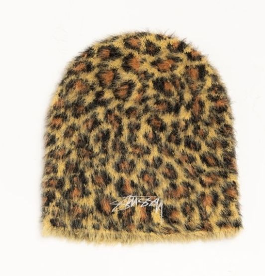 ☆25AW 大人気☆Stussy SKULLCAP LEOPARD (STUSSY/ニットキャップ