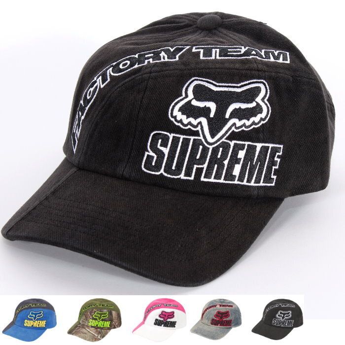 シュプリーム フォックス レーシング 6パネル キャップ (Supreme
