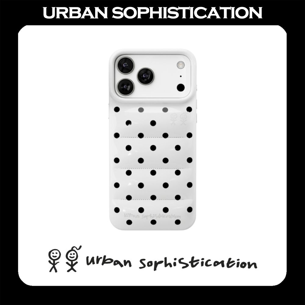 Urban Sophistication] THE PUFFER CASE - INVERSE POLKA DOTS (Urban