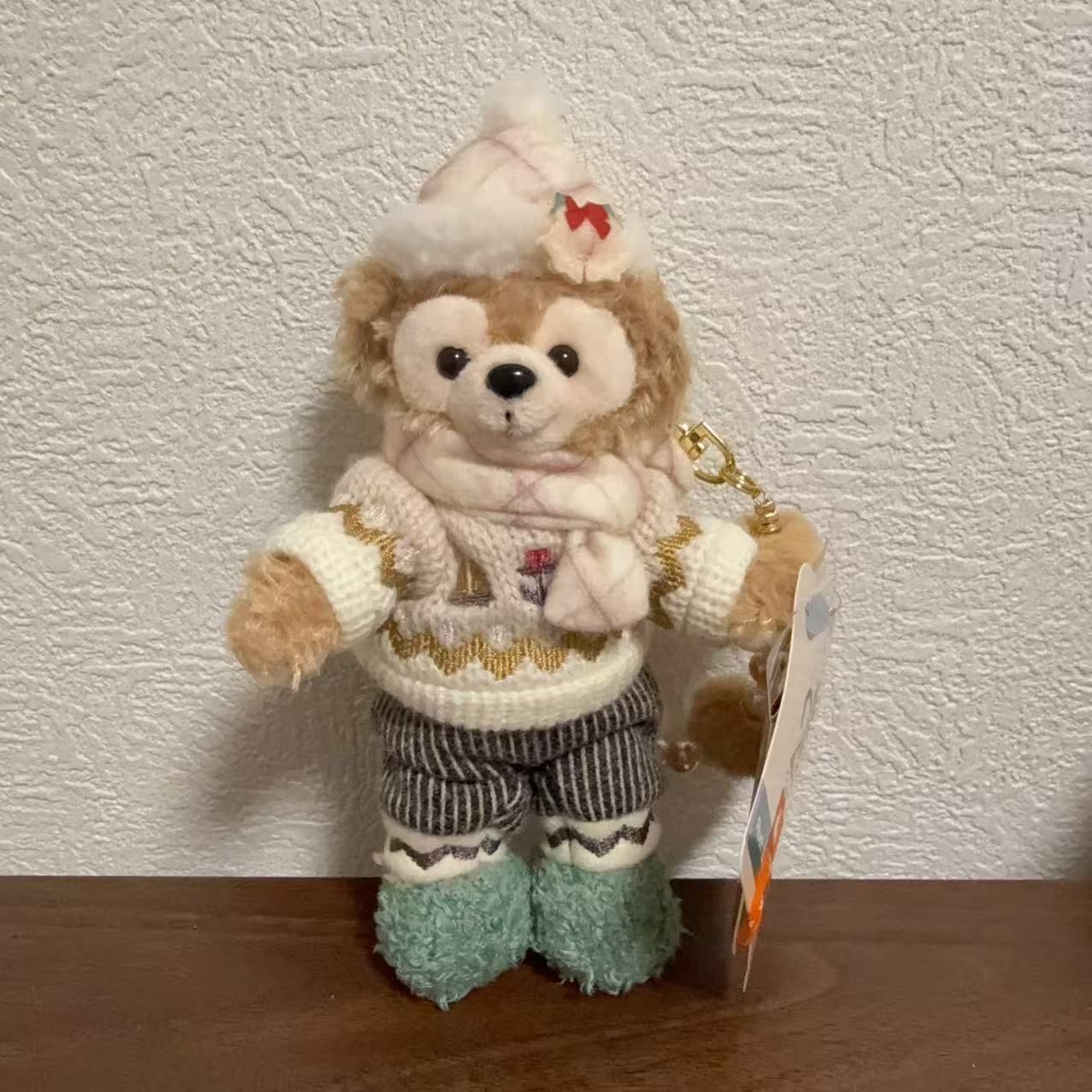 香港】ダッフィー 2025冬クリスマス ぬいぐるみキーチェーン (Disney