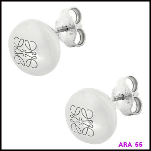 LOEWE 正規品関税込み 無料配送 アナグラム スタッドピアス (LOEWE