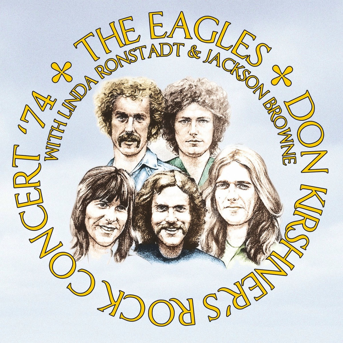 激レア Eagles Jackson Browne Linda ポスター 激レア Eagles Jackson