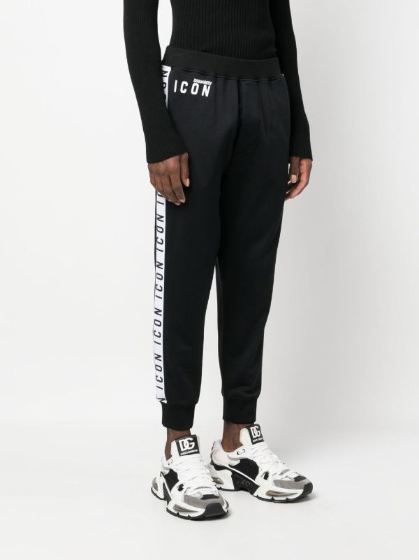 DSQUARED2 Icon logo-print Track Pants | Black | FARFETCH
