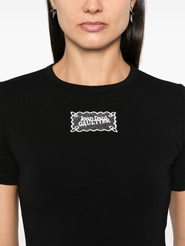 Jean Paul Gaultier The Label T-shirt | Black | FARFETCH