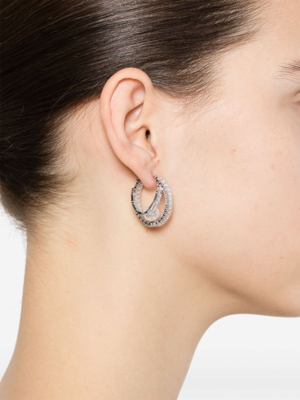 Swarovski x Ariana Grande パール フープピアス | ホワイト | FARFETCH JP