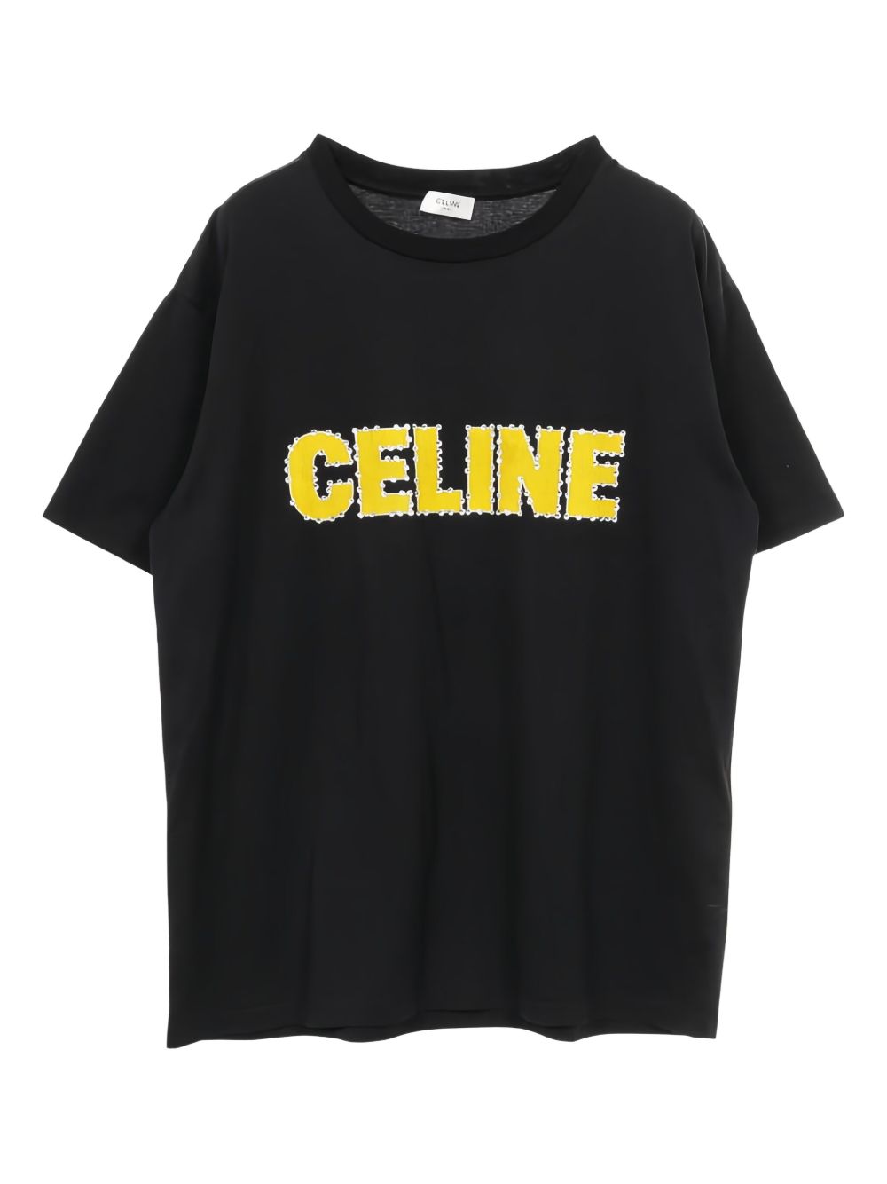 CELINE ロゴTシャツ ブラック M カジュアル キレイめ 着回し 上品 楽天