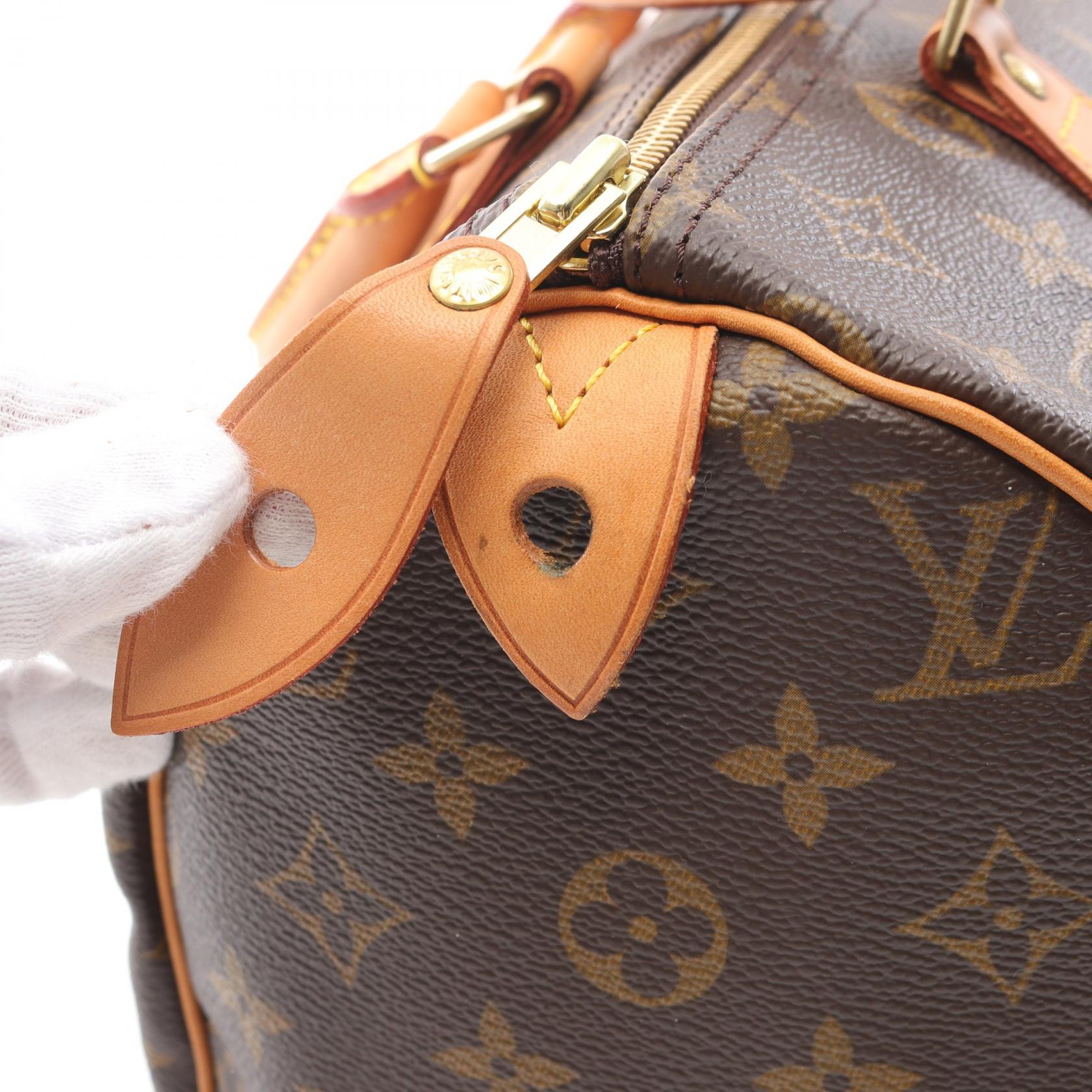 LOUIS VUITTON レザーリード ブラウン 約30cm LOUIS VUITTON レザー