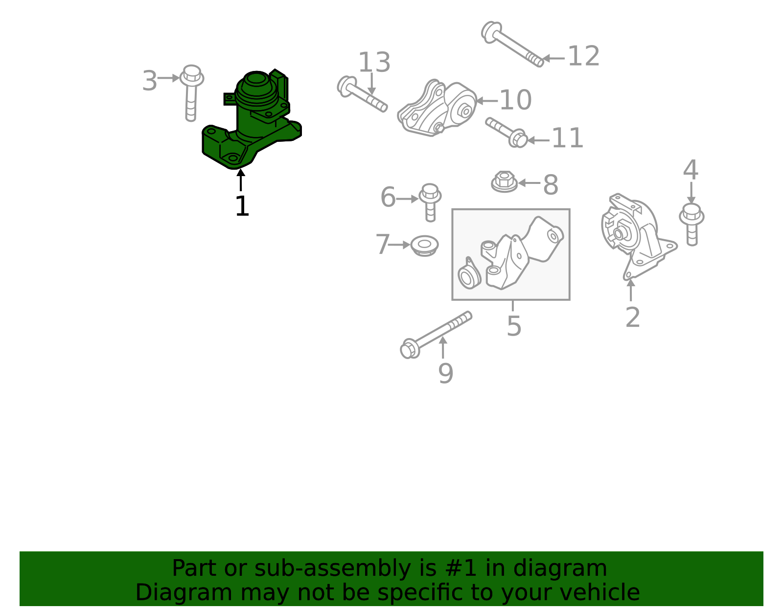 2012 Mazda CX-7 Side Mount - Passenger Side (RH) EG21-39-06Y