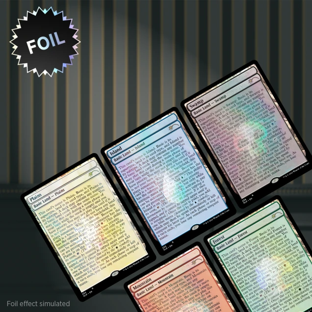 The Full-Text Lands Foil Edition | Secret Lair