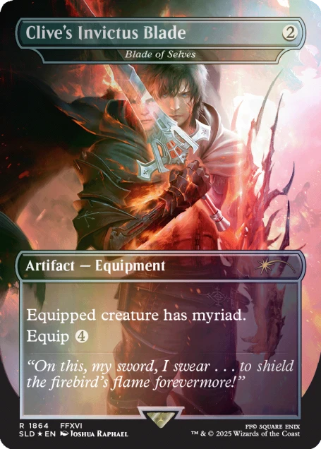 MTG Secret Lair x FF: Weapons Foil 未開封 MTG Secret Lair x FF
