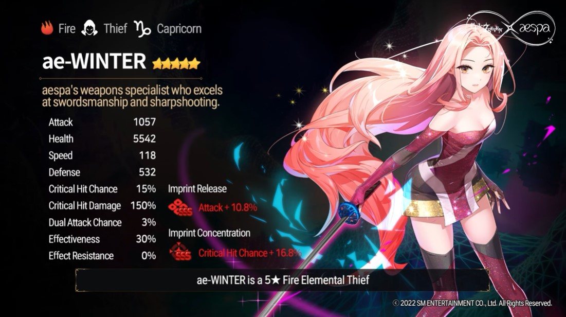 aespa エスパepic7 エピックセブンwinter ウィンター aespa エスパ