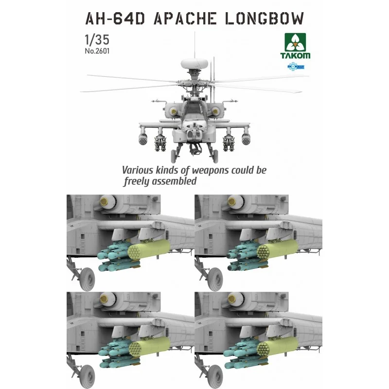 Model kit AH-64D Apache Longbow Attack Helicopter 1:35
