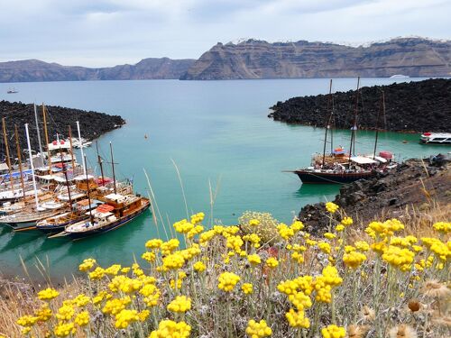 サントリーニ島 火口クルーズ 6時間4100円』サントリーニ島(ギリシャ