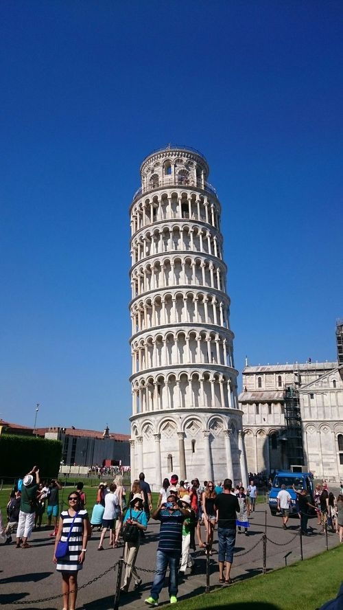 チャオ！イタリア！ピサの斜塔は今にも倒れそう⑤』ピサ(イタリア)の