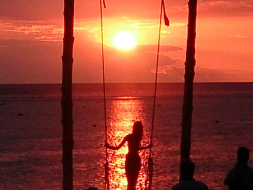 インドネシア バリ島 ロンボク焼 4枚セット ロンボク島で食べた