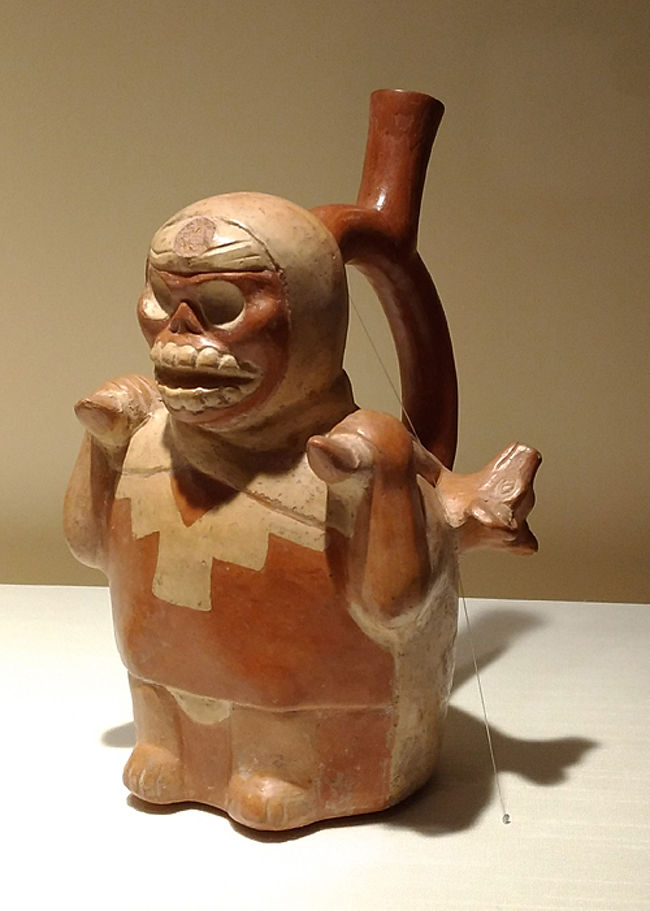モチェ土器 アンデス土器 100～800年頃 ペルー プレインカ 注口壺