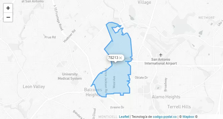 78213 ZIP Code - United States