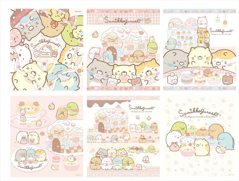 すみっコぐらし_トレーディングミニ色紙 （ねこのきょうだいとおかし屋