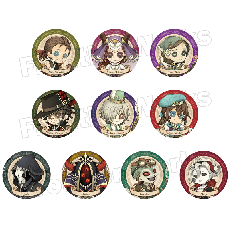 IdentityV 第5人格 缶バッジ 五角 使徒 アン IdentityV 第5人格 缶