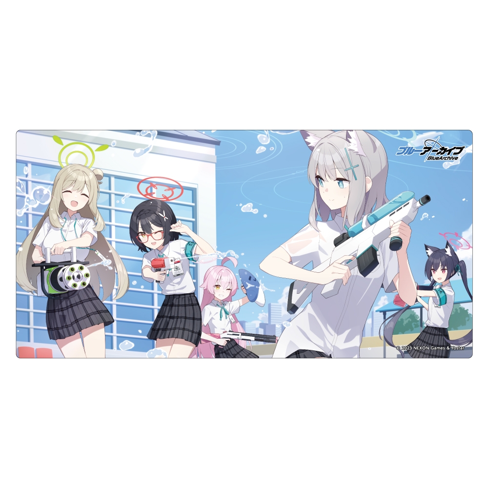ブルーアーカイブ -Blue Archive-_描き下ろしプレイマット | 公式