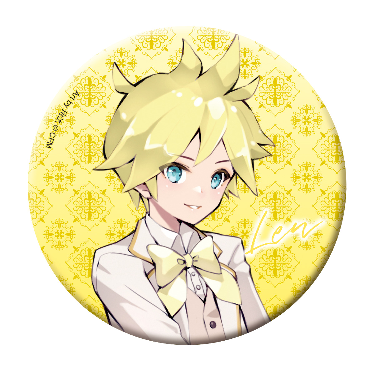 鏡音レン 天使 缶バッジ comet 鏡音レン 缶バッジ 天使 comet