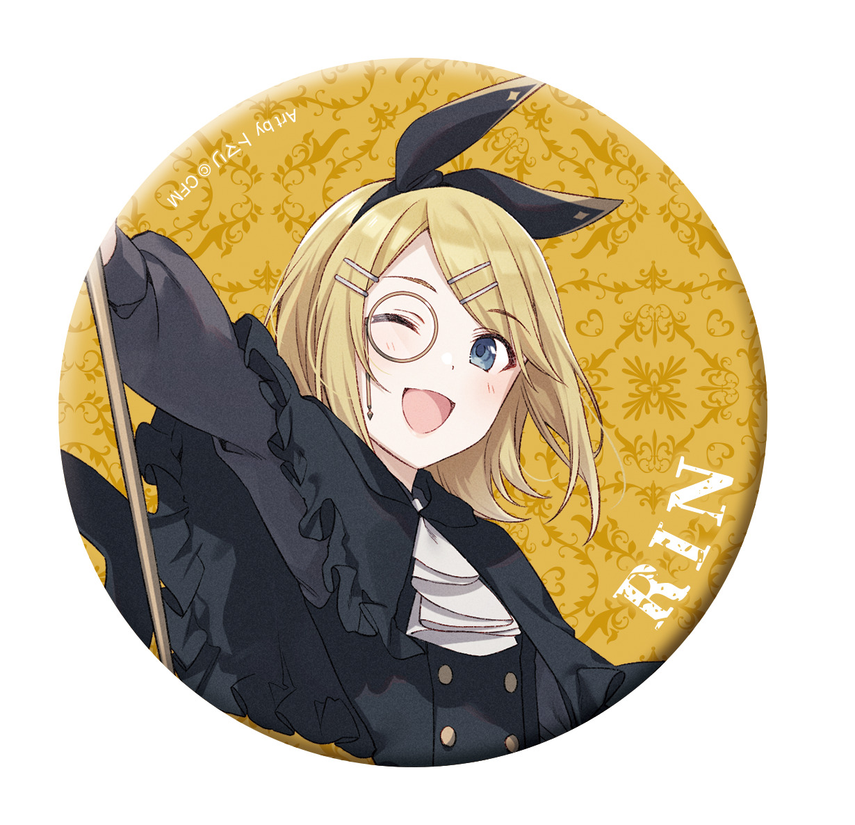 鏡音リン 缶バッジ 鏡音リン 缶バッジ 初音ミク THE GUEST 鏡音