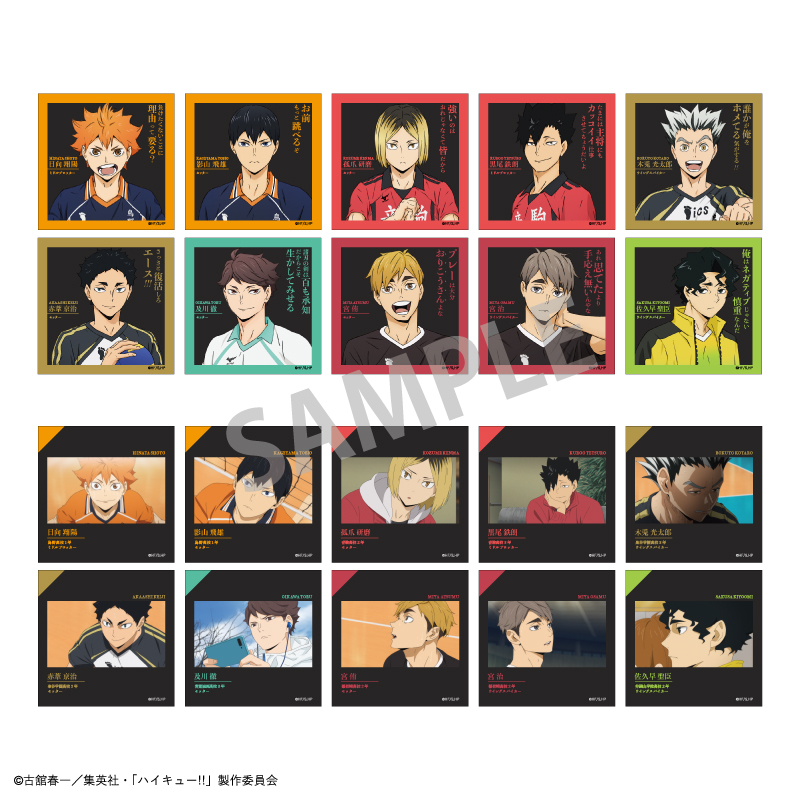 宮治 思い出スナップフォトカード ×100 ハイキュー 宮治 思い出