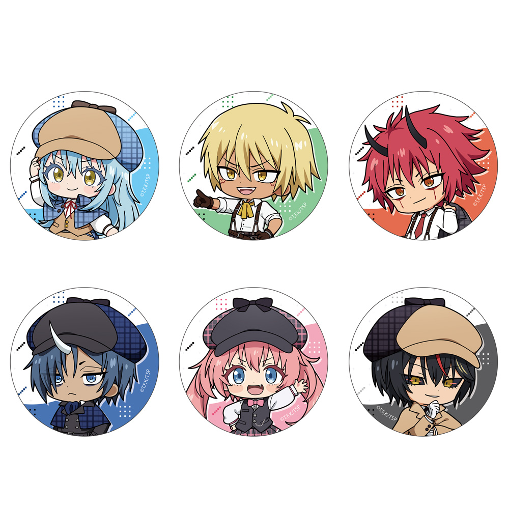 転生したらスライムだった件_缶バッジ（探偵衣装）【BOX／6個入り