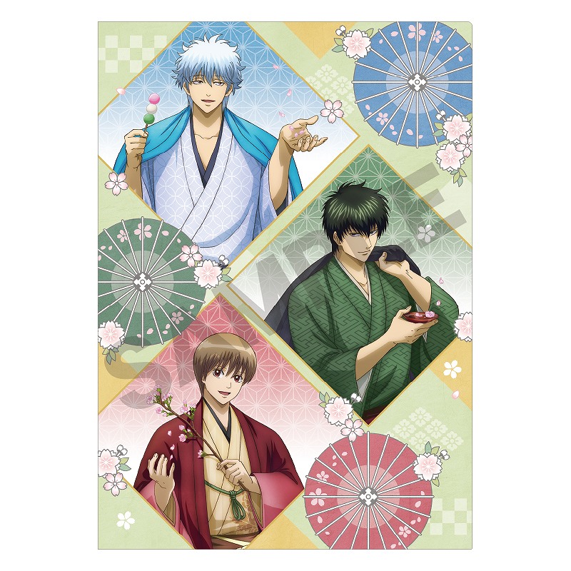銀魂_シングルクリアファイル グリーン お花見 | 公式グッズ・公式