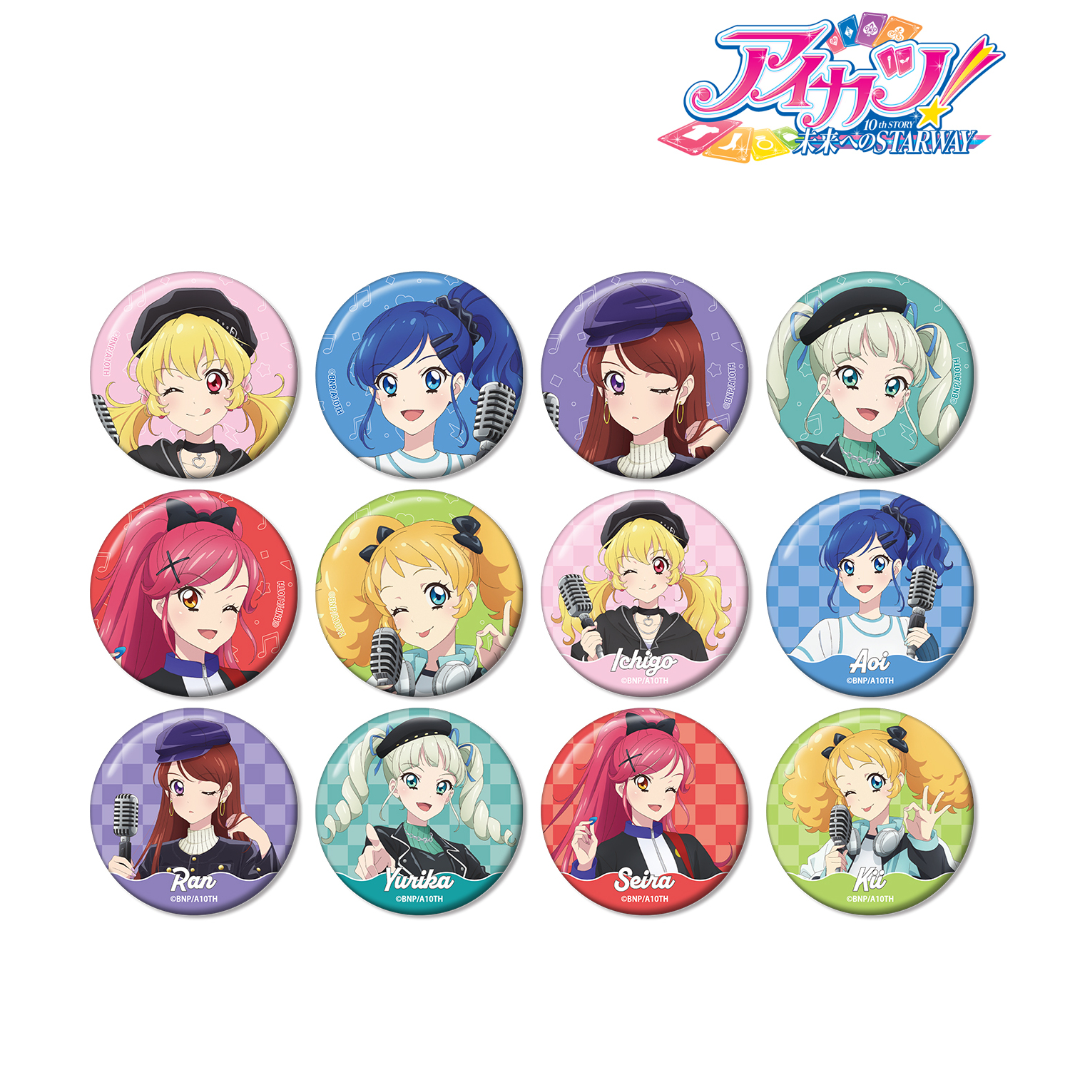 アイカツ マグバッジ More Than True ロゴ モアトゥ アニON