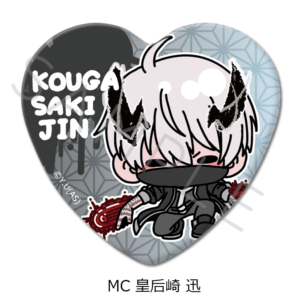 TSUTAYA 皇后崎迅 缶バッジ 桃源暗鬼 TSUTAYA 皇后崎迅 缶バッジ 桃源