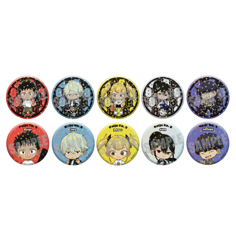 怪獣8号_トレーディングホログラム缶バッジ Holiday ver. 【BOX／10個