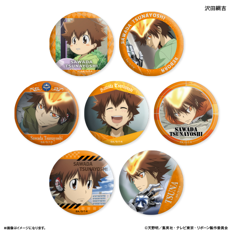 ツナ 缶バッジ 東京アニメセンター オファー REBORN ツナ 缶バッジ