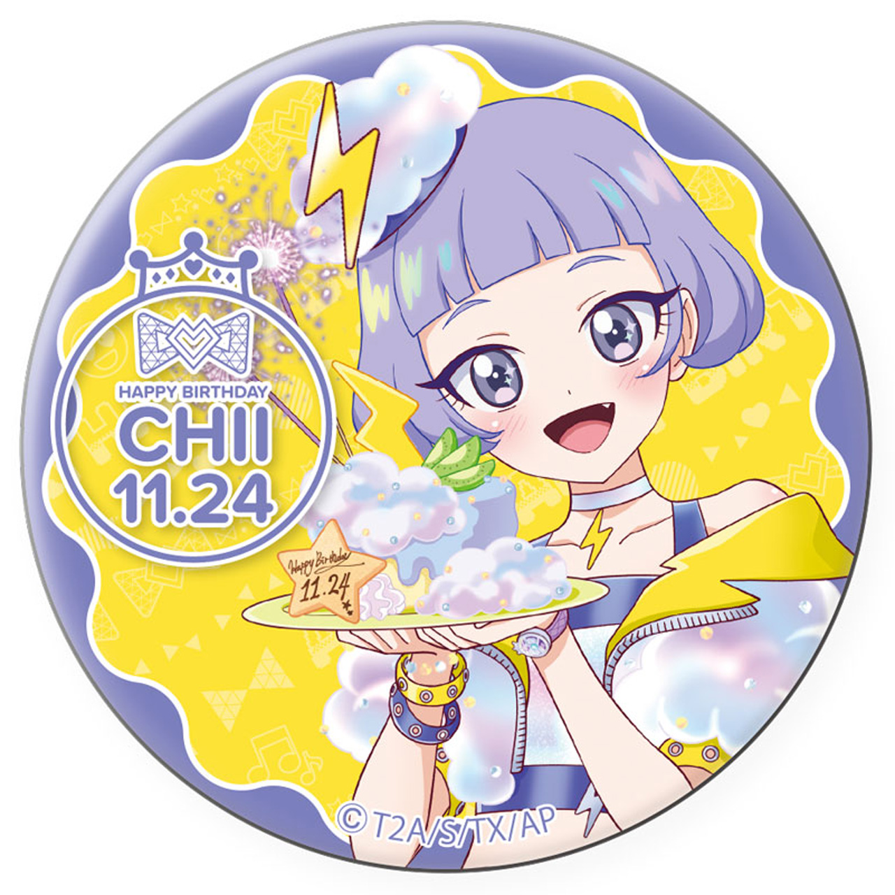 プリパラ ファルル バースデー 缶バッジ プリパラ ファルル バースデー