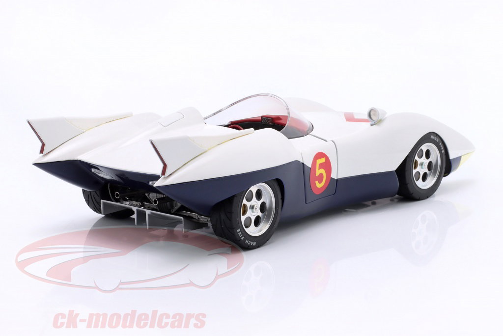 Schwyn Haas 1:18 Hamilton Speed Racer Mach 5 white HAM-010 model