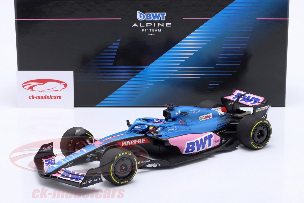 Minichamps 1:18 Fernando Alonso Alpine A522 #14 Australia GP