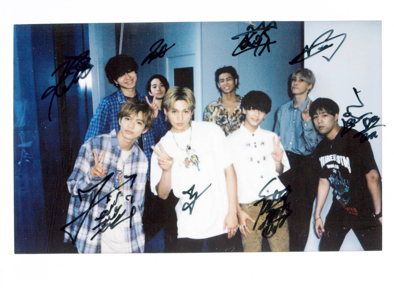 FANTASTICS メンバー全員 直筆サイン クリアファイル