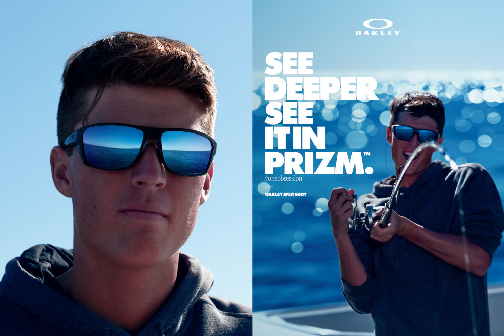 Oakley スポーツサングラス 青色レンズ オークリーのサングラス】快適