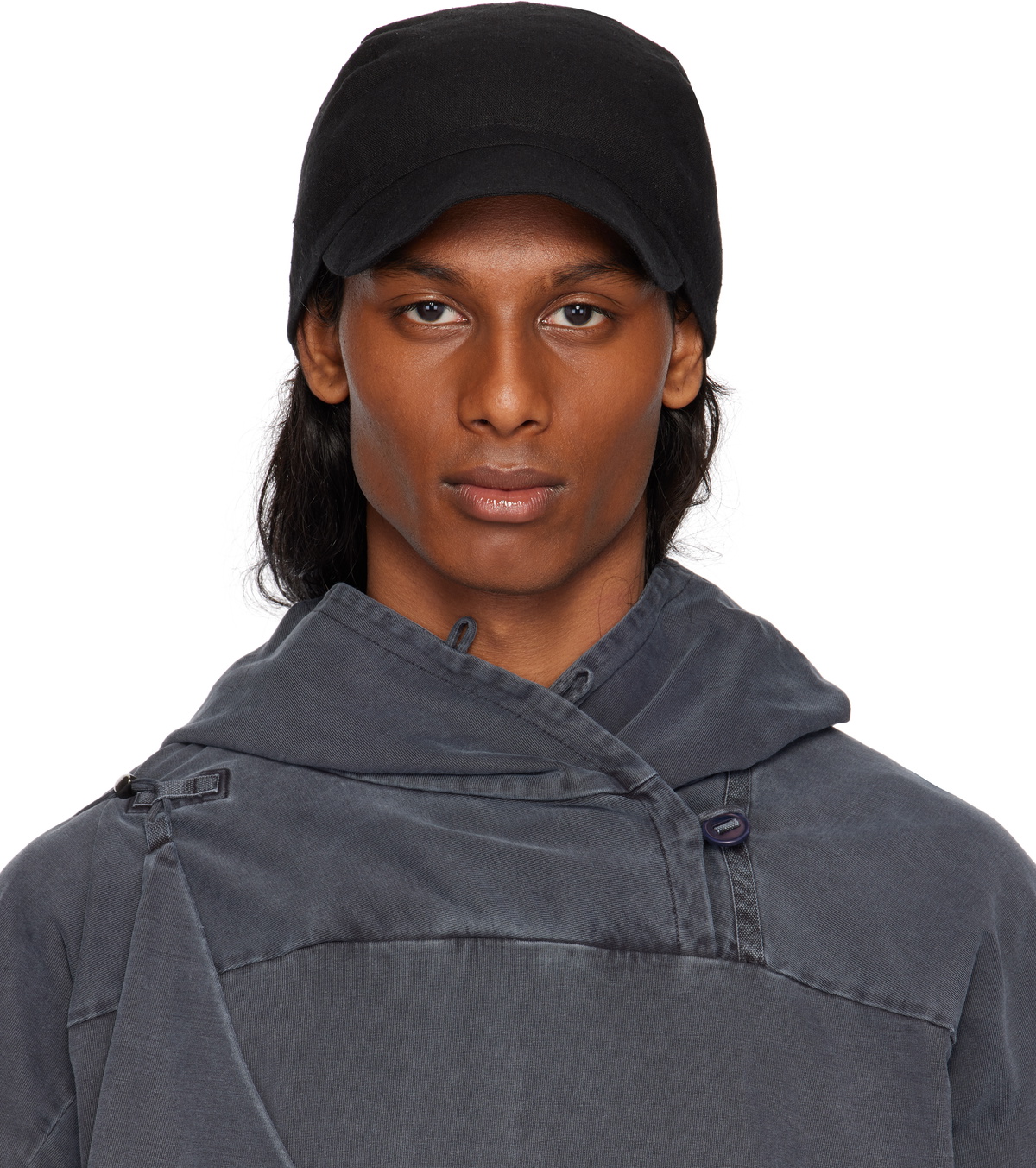 HYEIN SEO Black Seed Charm Knot Cap Hyein Seo