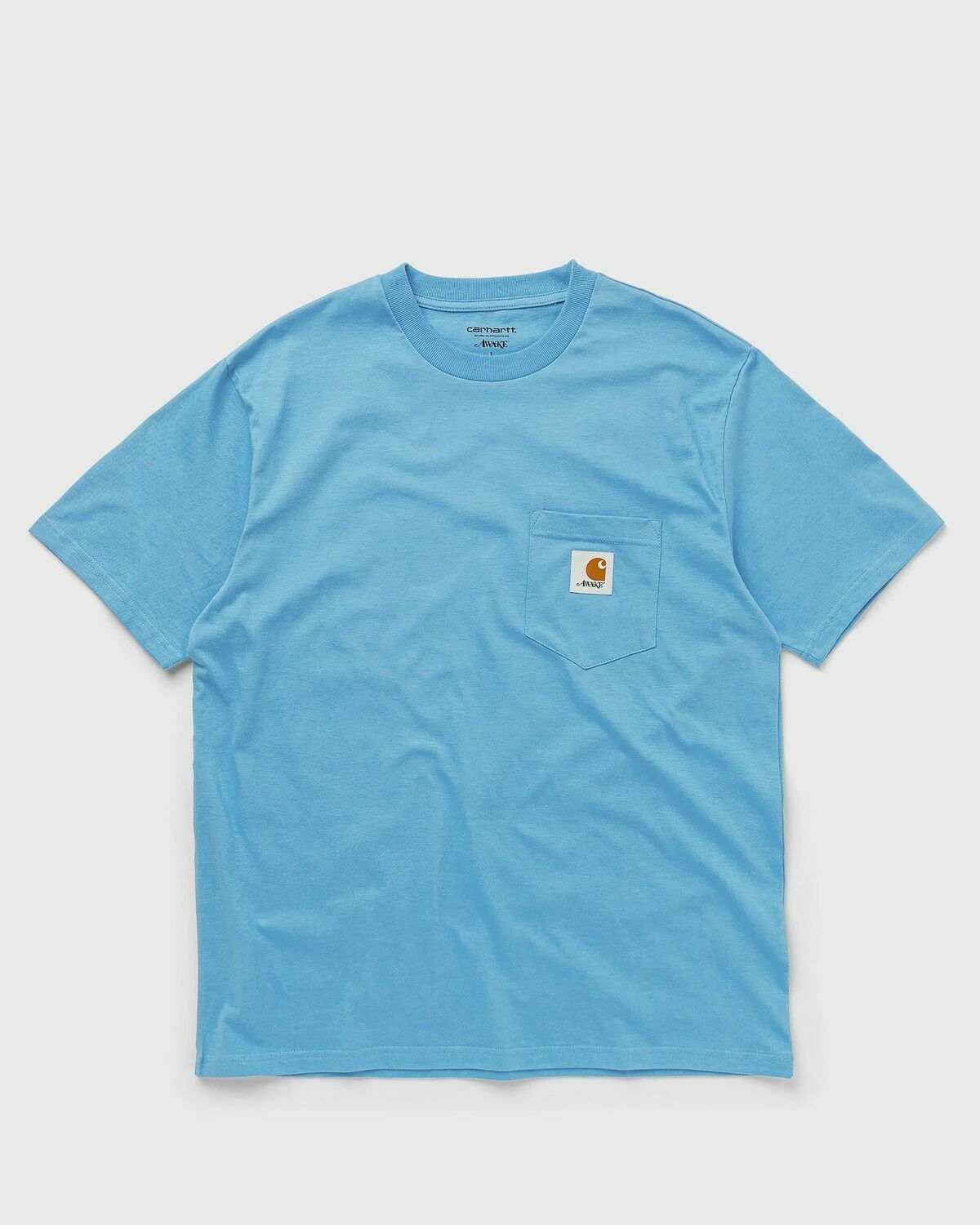 Awake Awake Ny X Carhartt Wip Pocket Tee Blue Shortsleeves Awake NY