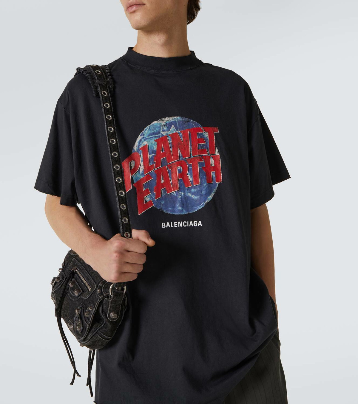 Balenciaga Planet Earth oversized cotton T-shirt Balenciaga