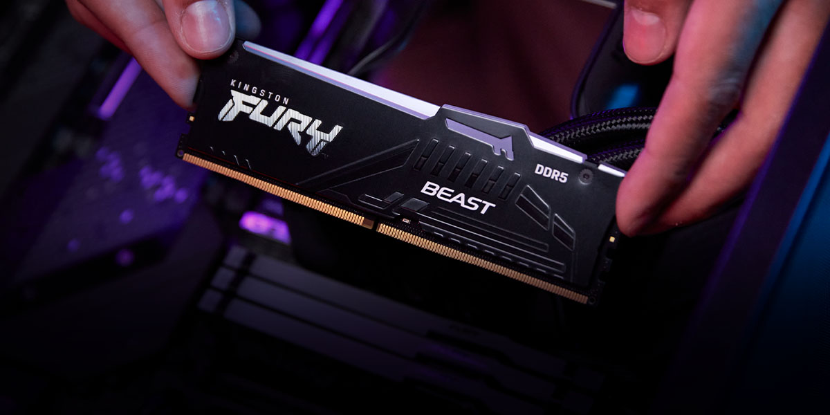 Kingston FURY Beast RGB 16GB (2 x 8GB) 288-Pin PC RAM DDR5 6000