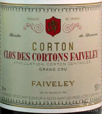 1996 Faiveley Corton-Clos des Cortons Faiveley - CellarTracker