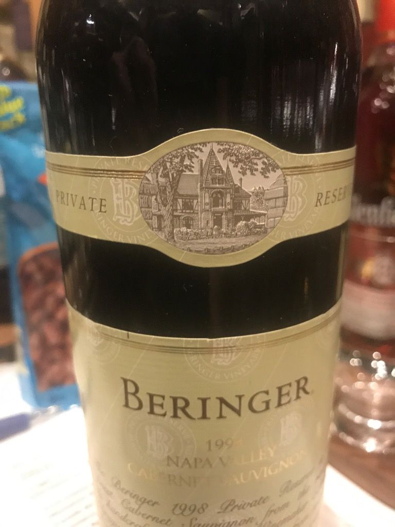 1997 Beringer Vineyards Cabernet Sauvignon Private Reserve