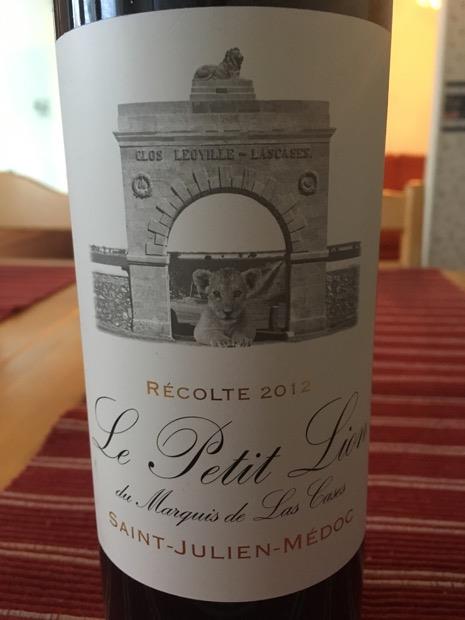 2015 Château Léoville Las Cases Le Petit Lion du Marquis de Las