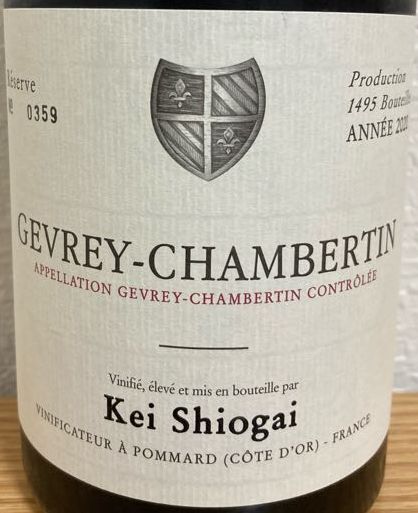 2022 Kei Shiogai Gevrey-Chambertin - CellarTracker