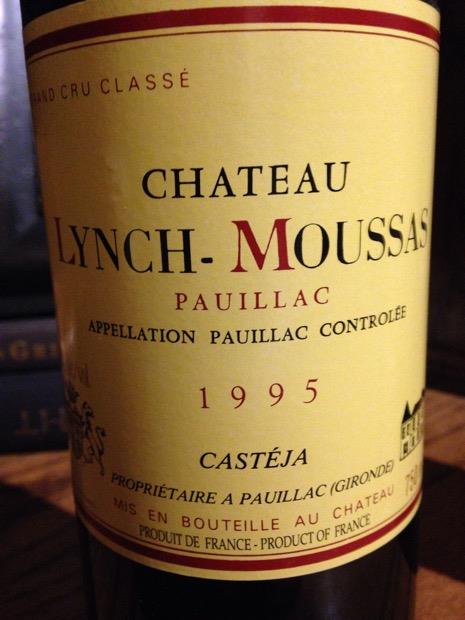 1995 Château Lynch-Moussas - CellarTracker
