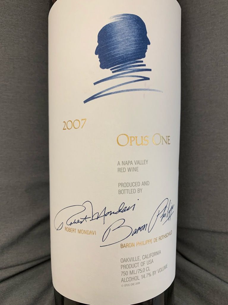 2007 Opus One - CellarTracker