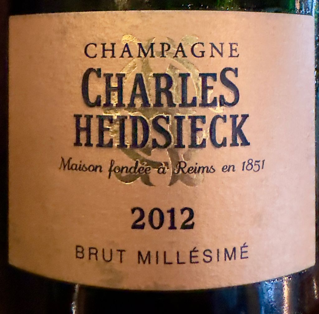 2012 Charles Heidsieck Champagne Brut Millésimé - CellarTracker